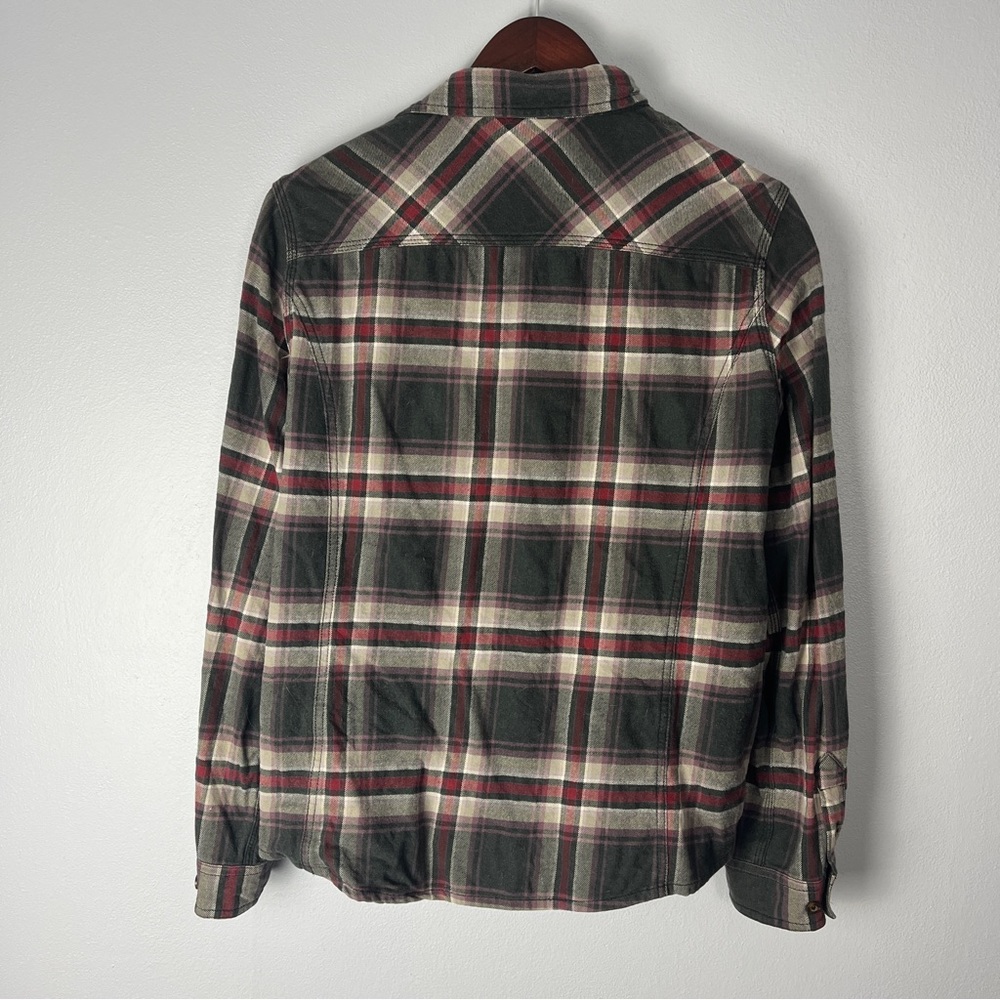 Carhartt plaid button down flannel long sleeve - Picture 5 of 6